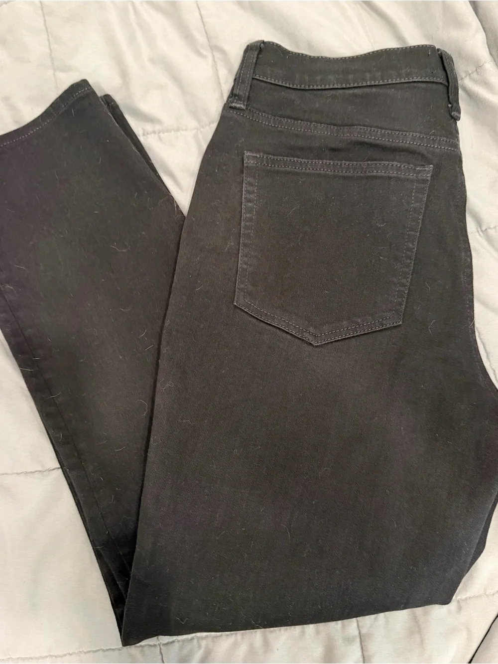 J. Crew Women's Straight Jeans - Black